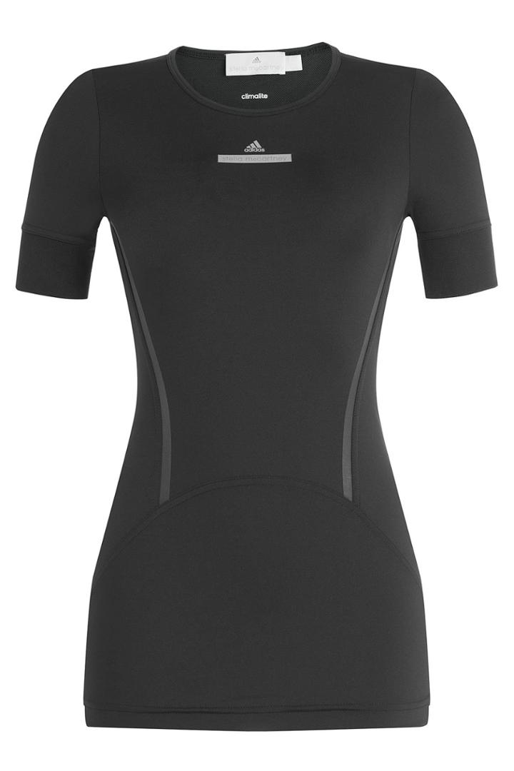 Adidas By Stella Mccartney Adidas By Stella Mccartney Run Clima T-shirt - Black