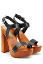 Dsquared2 Dsquared2 Leather Platform Sandals - Brown