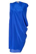 Lanvin Lanvin Electric Blue Silk Dress