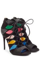 Salvatore Ferragamo Salvatore Ferragamo Lace-up Sandals With Leather - Multicolor