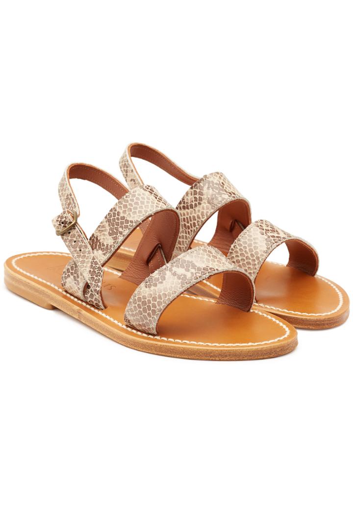 K.jacques K.jacques Barigoule Printed Leather Sandals