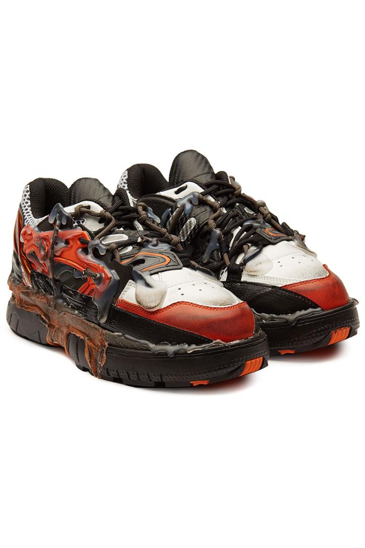 Maison Margiela Maison Margiela Fusion Low-top Sneakers With Leather