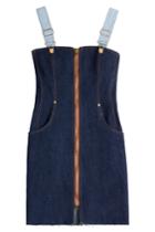 Natasha Zinko Natasha Zinko Denim Dungaree Mini Dress - Blue