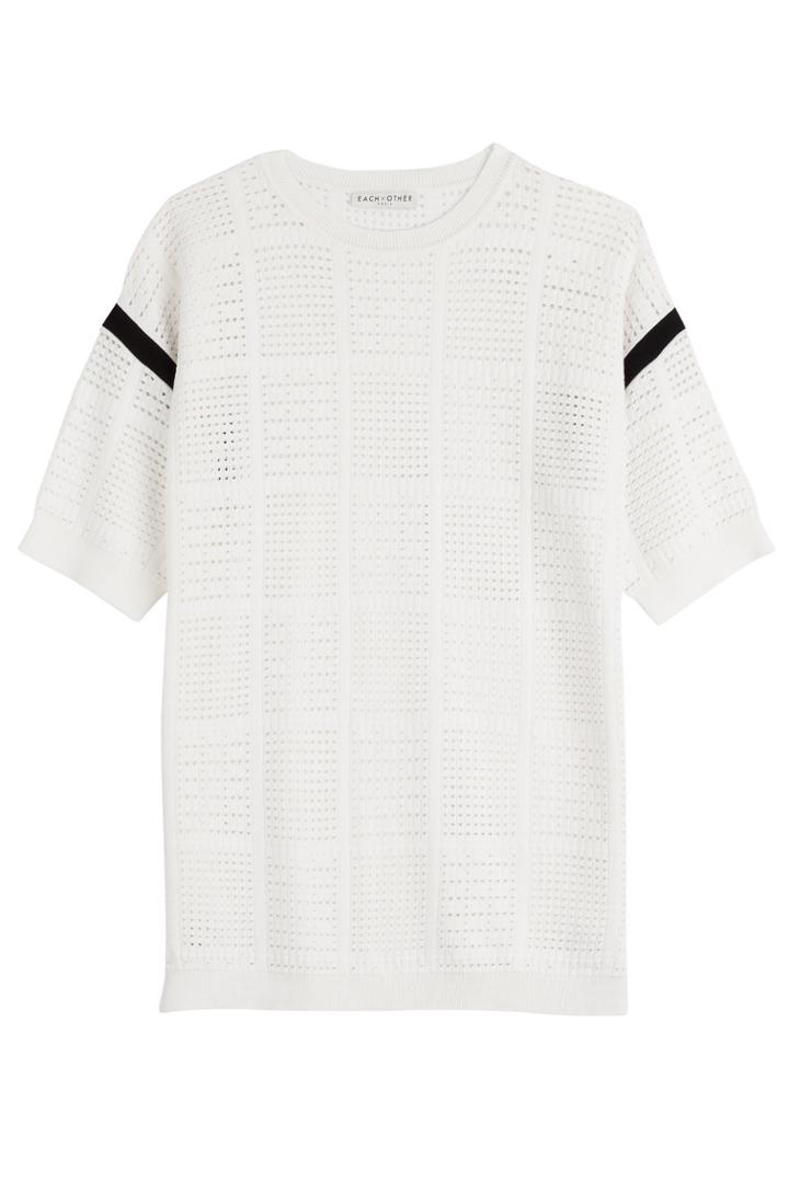 Each Other Each Other Crochet Knit Top - Multicolored