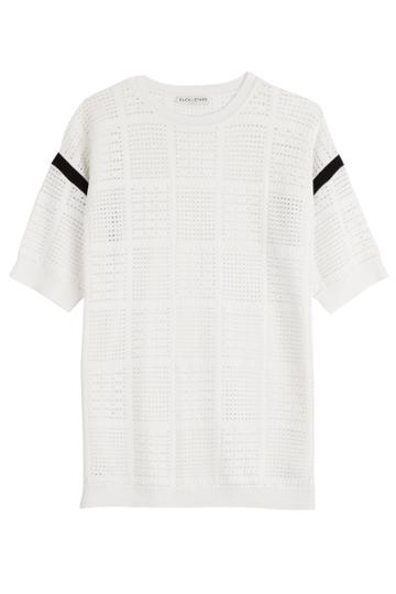 Each Other Each Other Crochet Knit Top - Multicolored