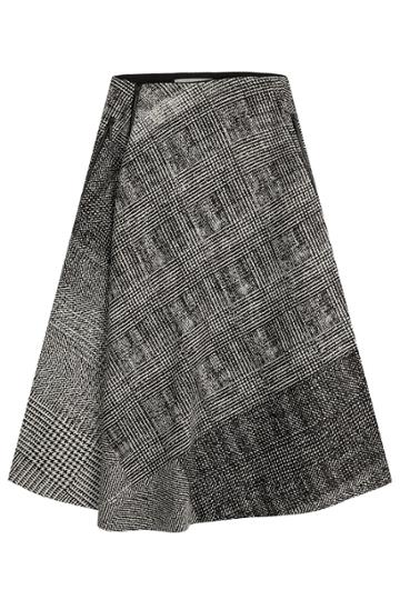 Jason Wu Jason Wu Printed Virgin Wool Skirt - Multicolored