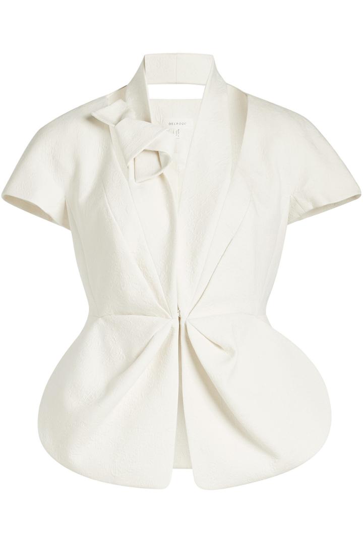 Delpozo Delpozo Knotted Blazer With Cut-out Detail