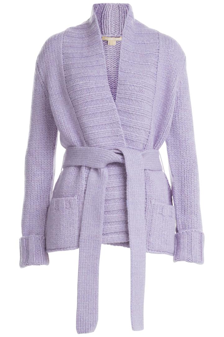 Michael Kors Collection Michael Kors Collection Wool-cashmere Cardigan - Purple