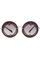 Miu Miu Miu Miu Sunglasses With Cut-out Detail