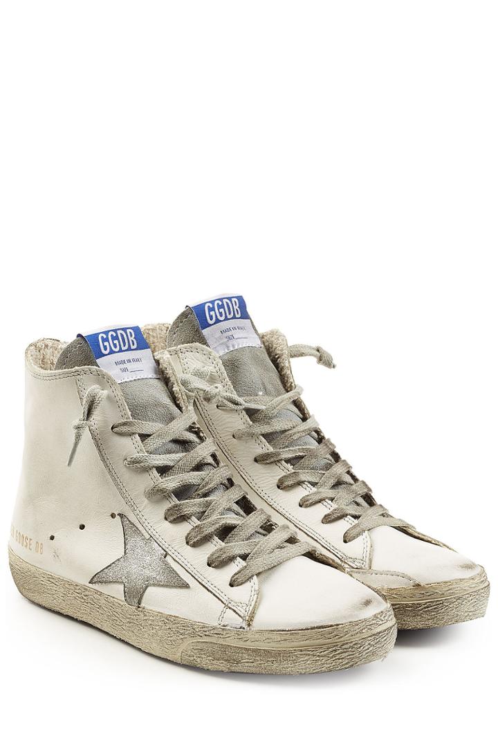 Golden Goose Golden Goose Francy Suede High-top Sneakers