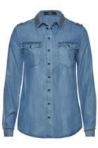 Steffen Schraut Steffen Schraut Embellished Denim Shirt