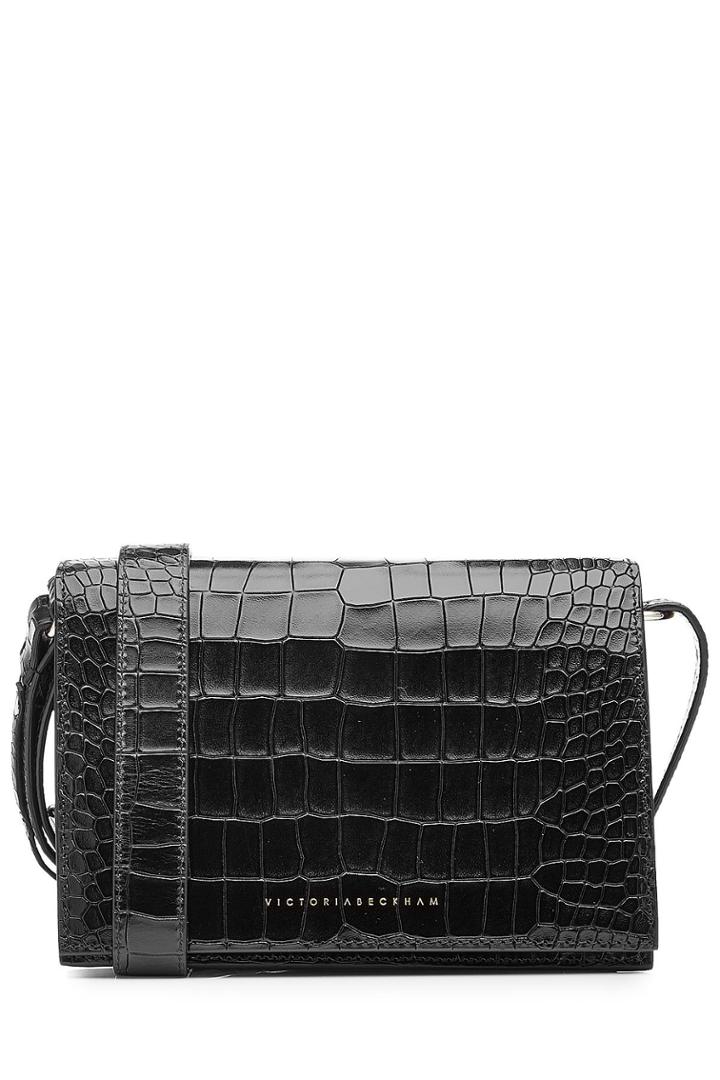 Victoria Beckham Victoria Beckham Embossed Leather Shoulder Bag