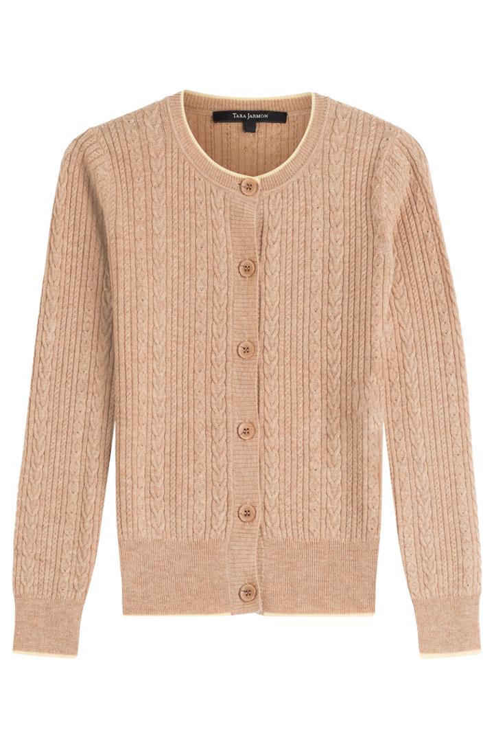 Tara Jarmon Tara Jarmon Wool Cardigan - Camel