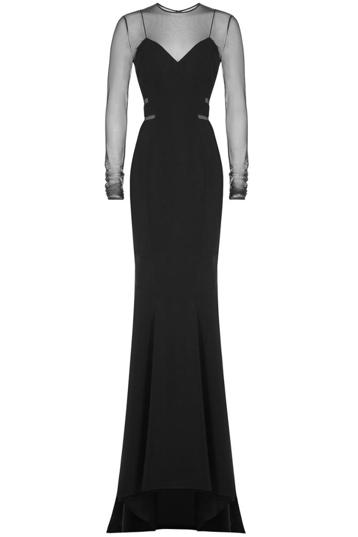 Alexandre Vauthier Alexandre Vauthier Floor Length Gown With Sheer Inserts
