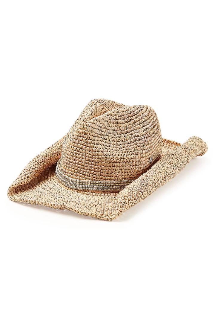 Florabella Florabella Raffia Hat - Silver