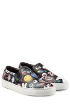 Anya Hindmarch Anya Hindmarch Leather All Over Sticker Skater - Multicolor