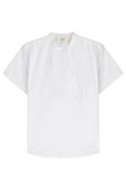 Vanessa Bruno Athé Vanessa Bruno Athé Cotton Top With Pleated Bib - White