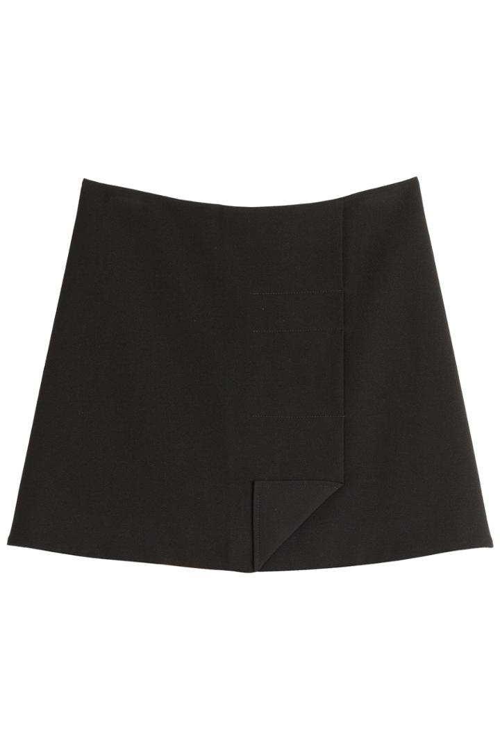 Roland Mouret Roland Mouret Coppins Crepe Mini Skirt - Black