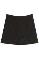 Roland Mouret Roland Mouret Coppins Crepe Mini Skirt - Black
