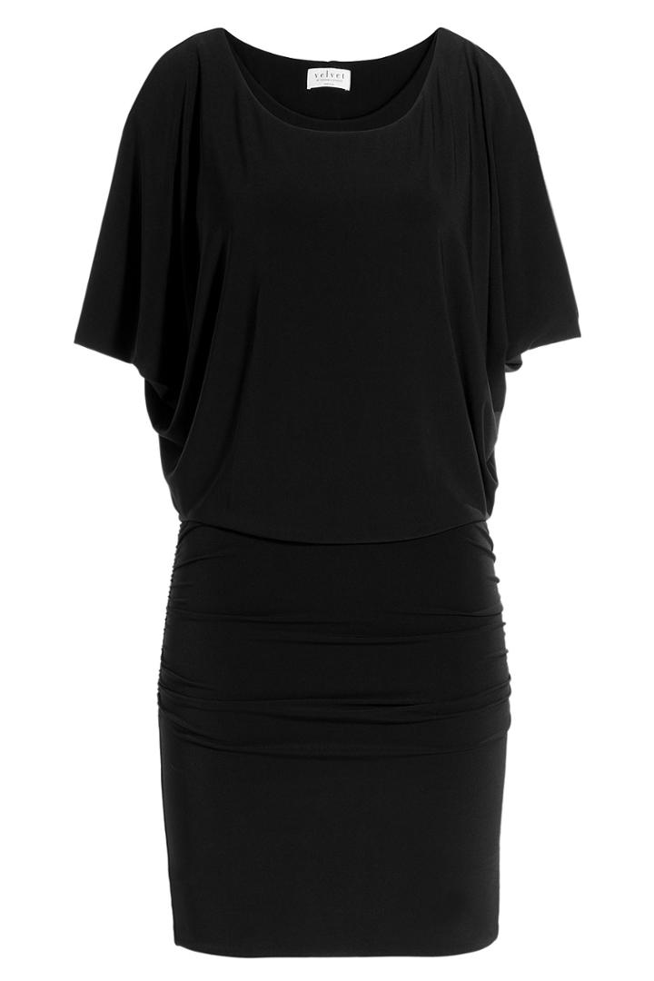 Velvet Velvet Sveta Stretch Jersey Dress - Black