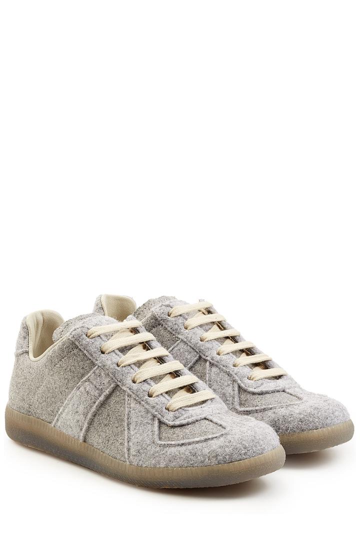 Maison Margiela Maison Margiela Felted Cotton Replica Sneakers - Grey