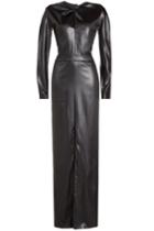 Nina Ricci Nina Ricci Faux-leather Gown