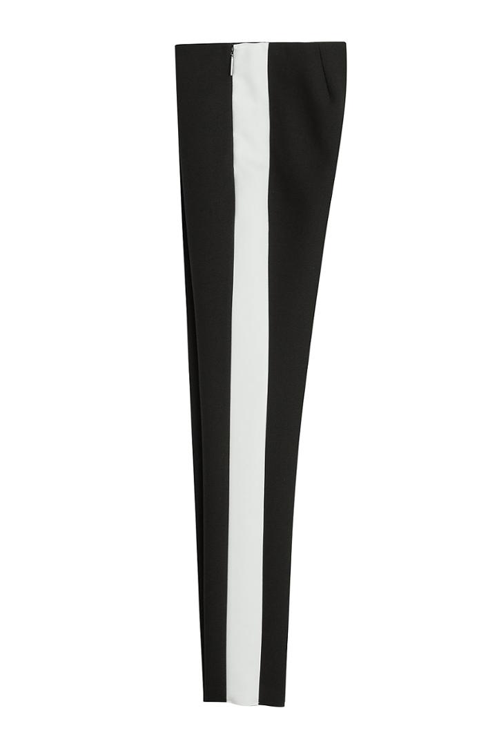 Msgm Msgm Tailored Pants With White Stripes - Multicolor