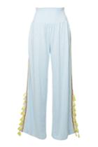 Pitusa Pitusa Jasmine Embroidered Pants With Cotton