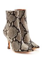Y/project Y/project Snake Printed Leather Ankle Boots
