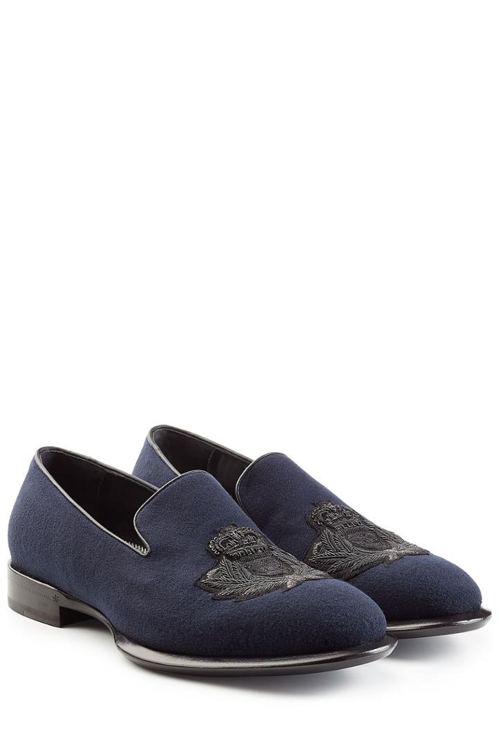 Alexander Mcqueen Alexander Mcqueen Loafers With Embellished Motif