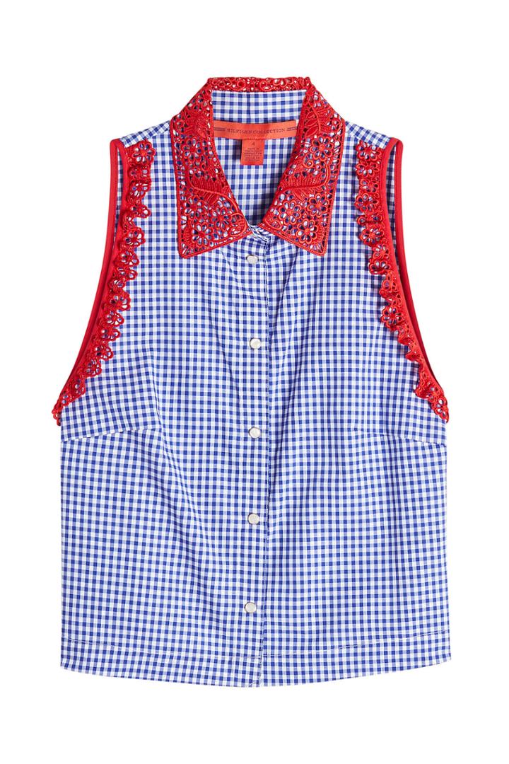 Hilfiger Collection Hilfiger Collection Sleeveless Cotton Shirt
