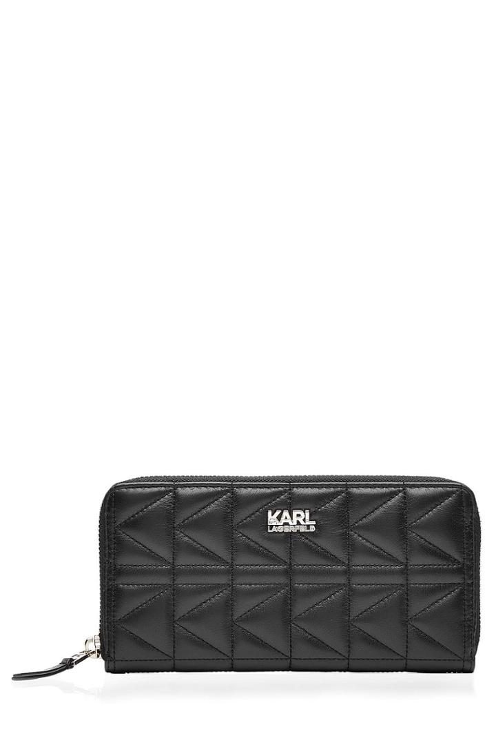 Karl Lagerfeld Karl Lagerfeld K Kuilted Leather Wallet