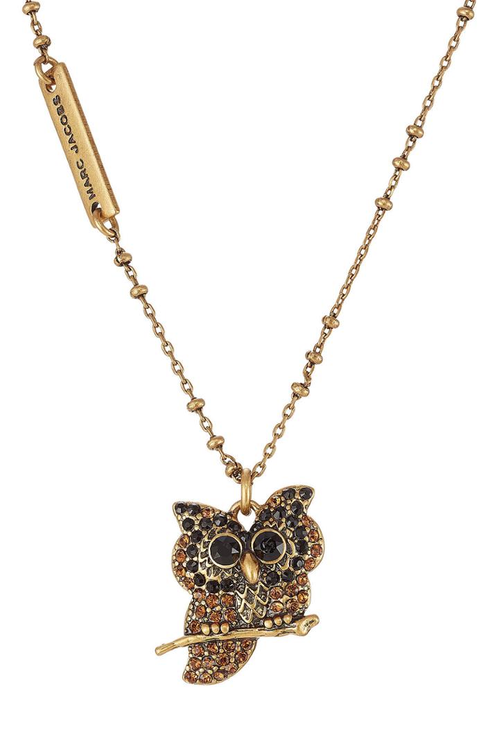 Marc Jacobs Marc Jacobs Embellished Owl Necklace