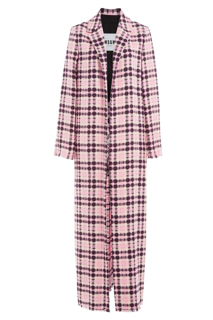 Msgm Msgm Printed Cotton Coat - None