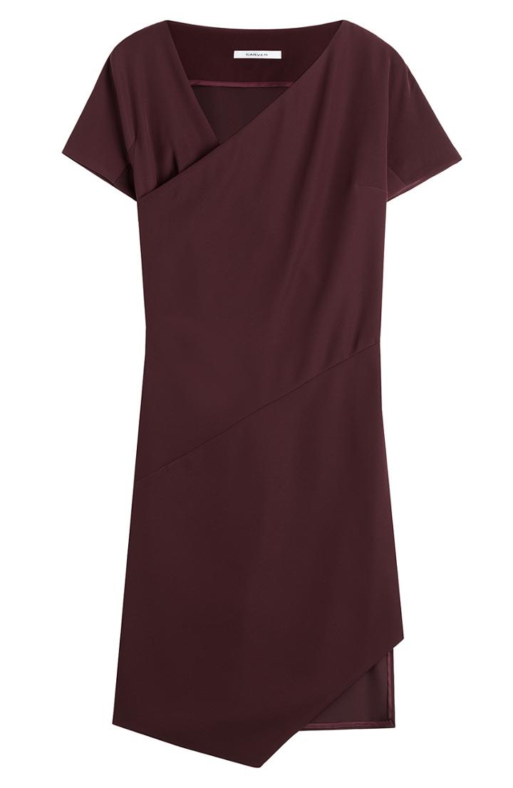 Carven Dress With Asymmetric Hem