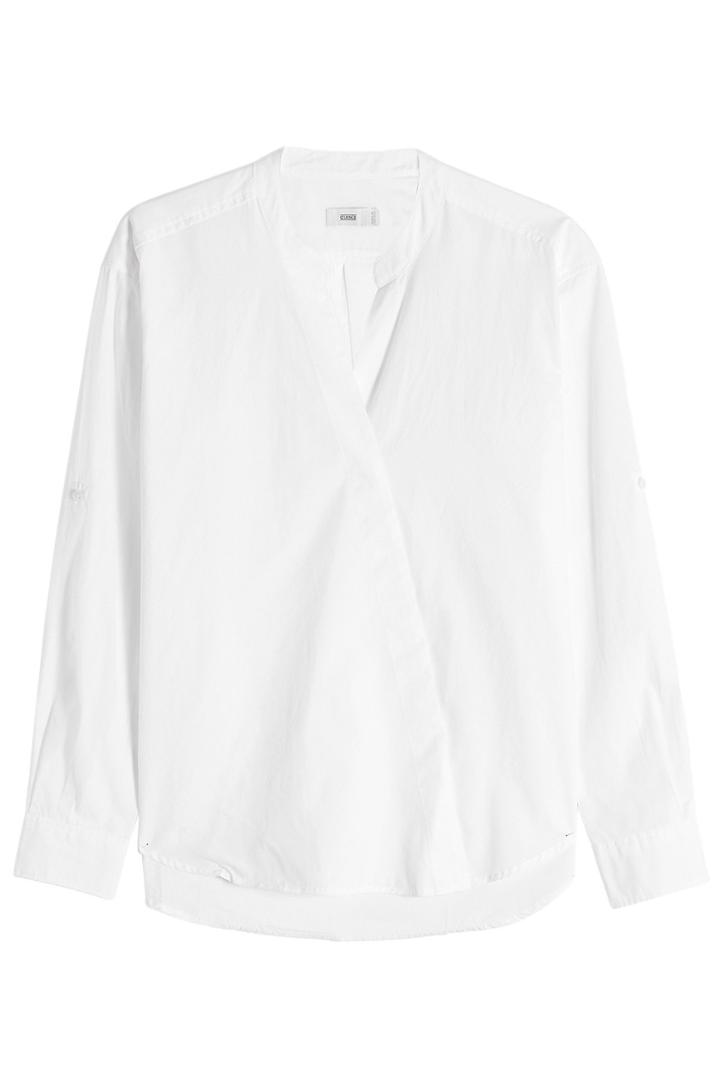 Closed Closed Cotton Wrap Blouse