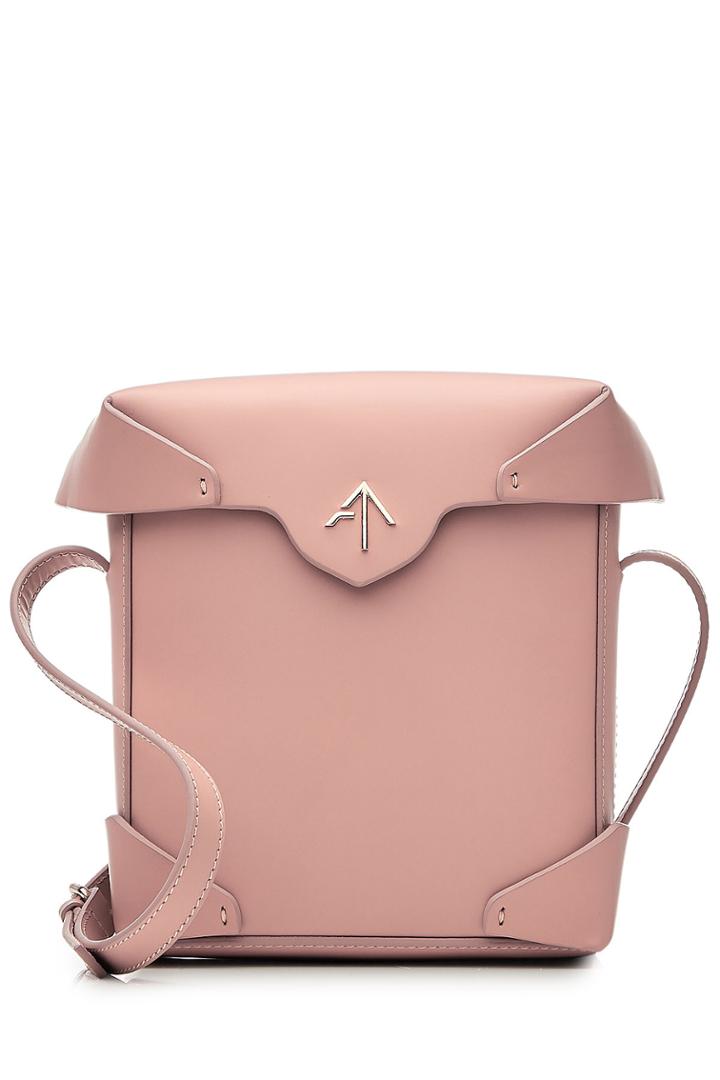 Manu Atelier Manu Atelier Leather Shoulder Bag - Pink