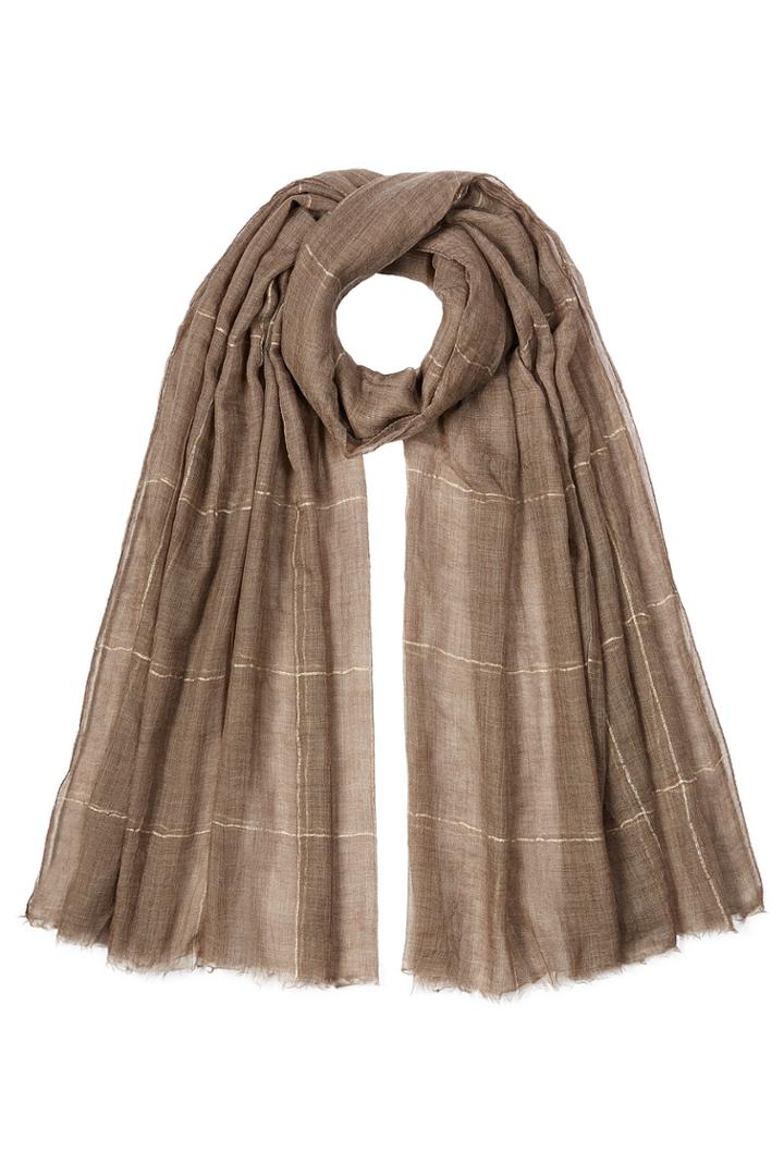 Brunello Cucinelli Brunello Cucinelli Cashmere Scarf - Brown
