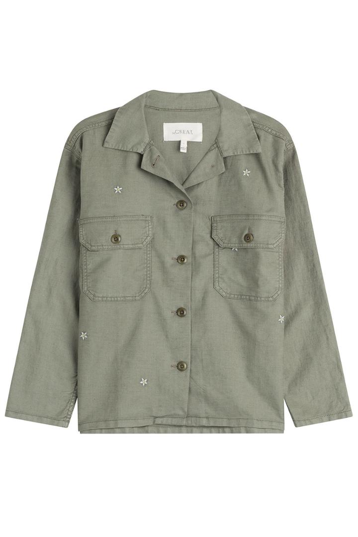 The Great The Great The Army Shirt Jacket - Blue