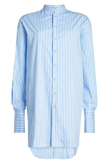 William Fan William Fan Striped Cotton Shirt Dress