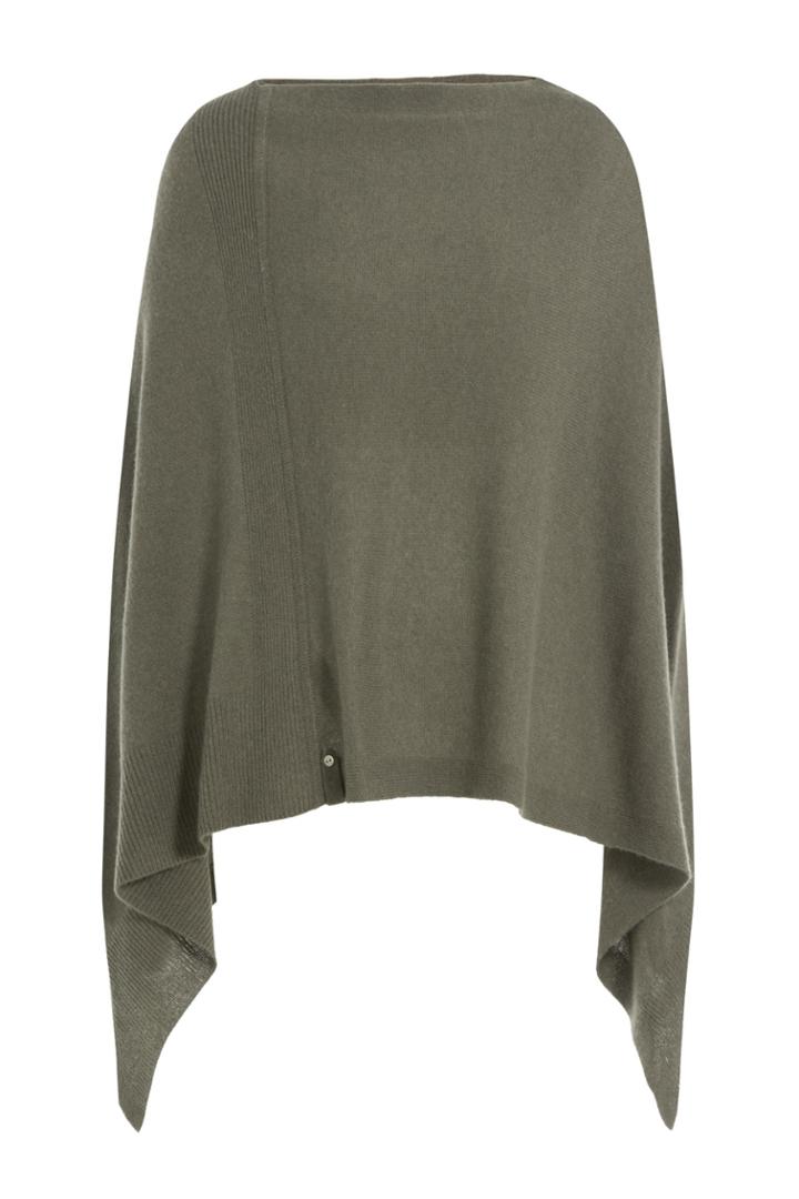 81 Hours By Dear Cashmere 81 Hours By Dear Cashmere Cashmere Poncho - Green
