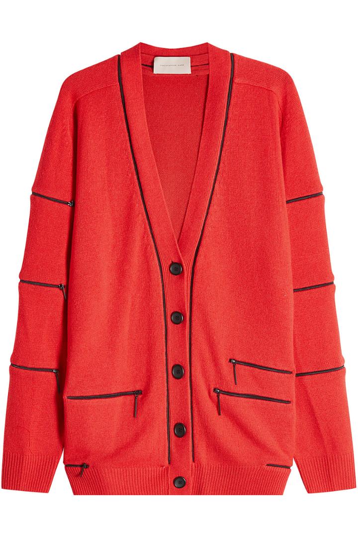 Christopher Kane Christopher Kane Cashmere Cardigan With Zippers