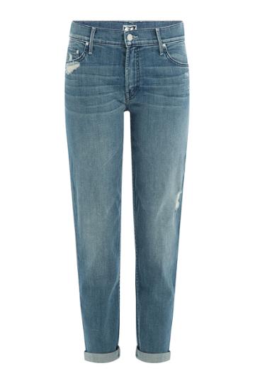 Mother Mother The Dropout Cropped Jeans - None