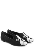Marc By Marc Jacobs Marc By Marc Jacobs Suede And Leather Puppy Loafer - Black