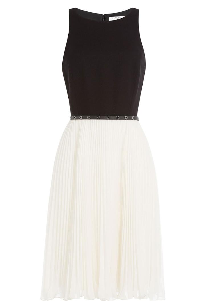 Halston Heritage Halston Heritage Two-tone Dress