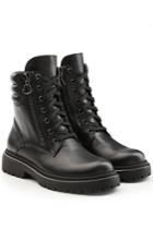 Moncler Moncler New Vivianne Leather Ankle Boots