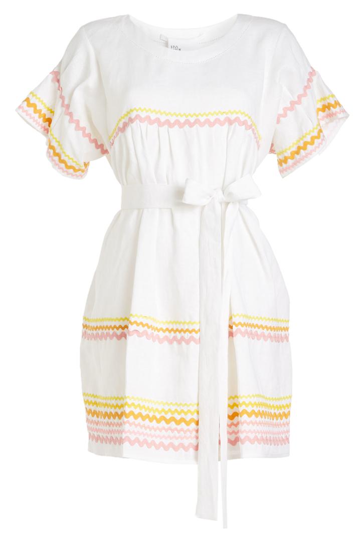 Lisa Marie Fernandez Lisa Marie Fernandez Fiesta Ric Rac Linen Dress