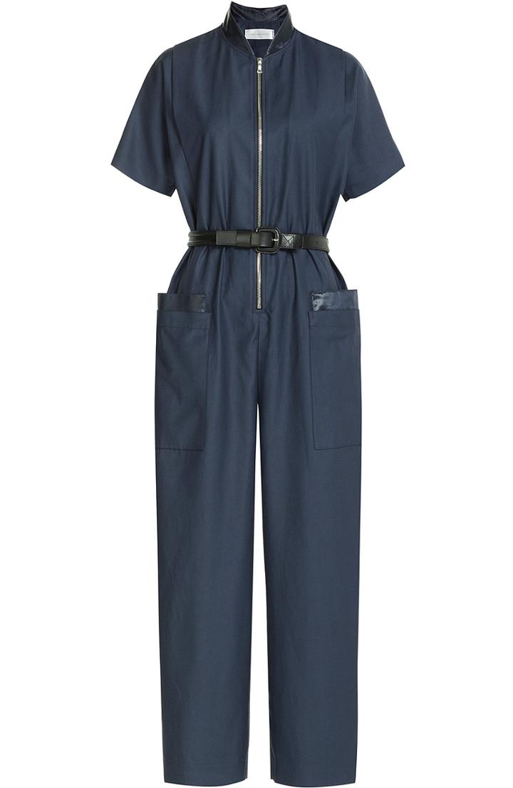 Victoria, Victoria Beckham Cotton Blend Jumpsuit