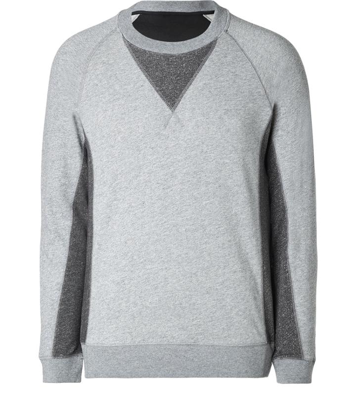 Marc By Marc Jacobs Cotton Hank Sweatshirt In Chrome Melange