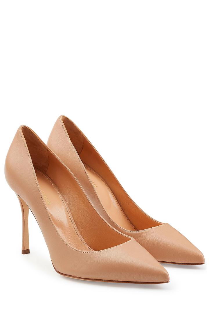 Sergio Rossi Sergio Rossi Leather Pumps - Beige